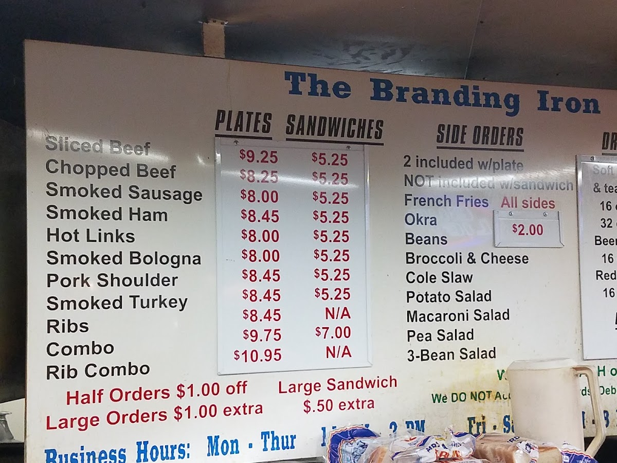Menu Branding Iron Restaurant & Catering-4