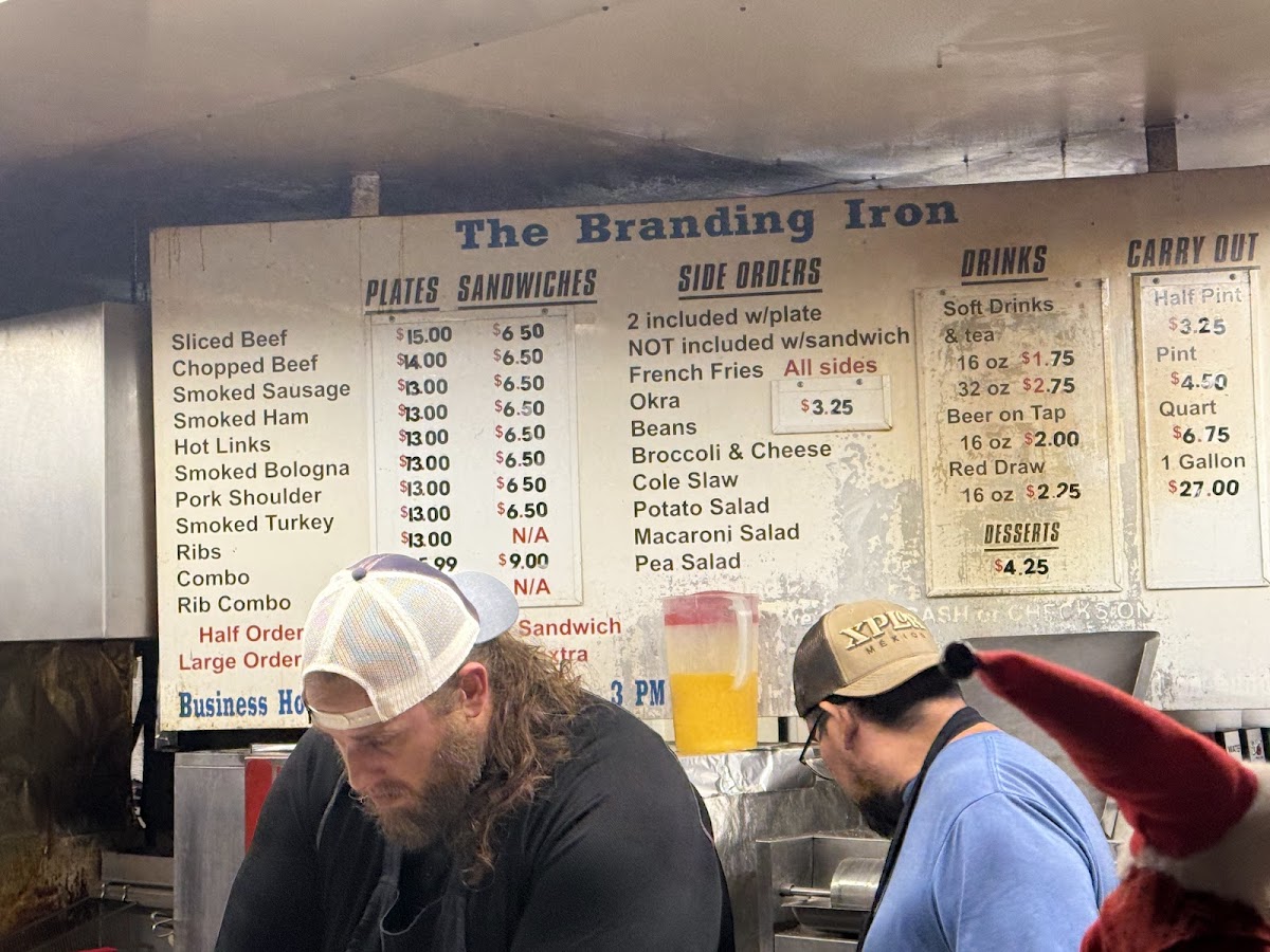 Menu Branding Iron Restaurant & Catering-9